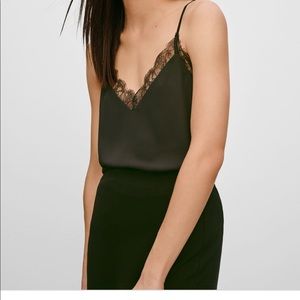 Babaton Galen black Lace Camisole - Size L